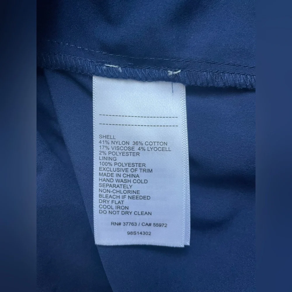 Laundry By Shelli Segal Los Angeles Blue Mid Dress Size 6 - Picture 10 of 12